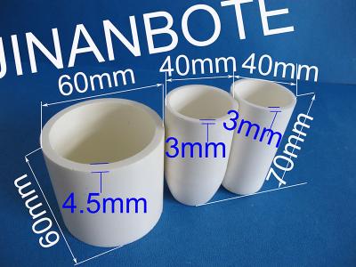 Cylinder-shaped Alumina Ceramic Crucibles